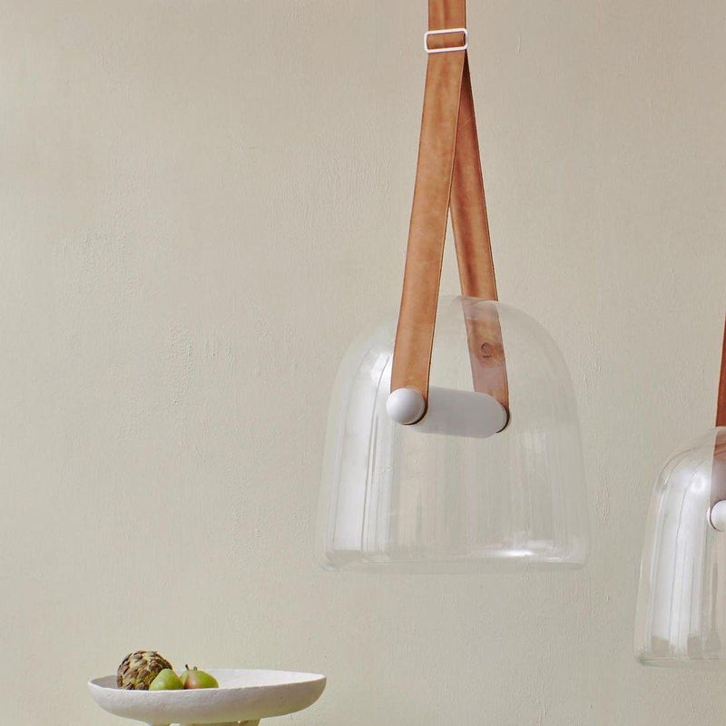 Mona Minimalist Pendant Light – Elegant Metal & Glass LED Design