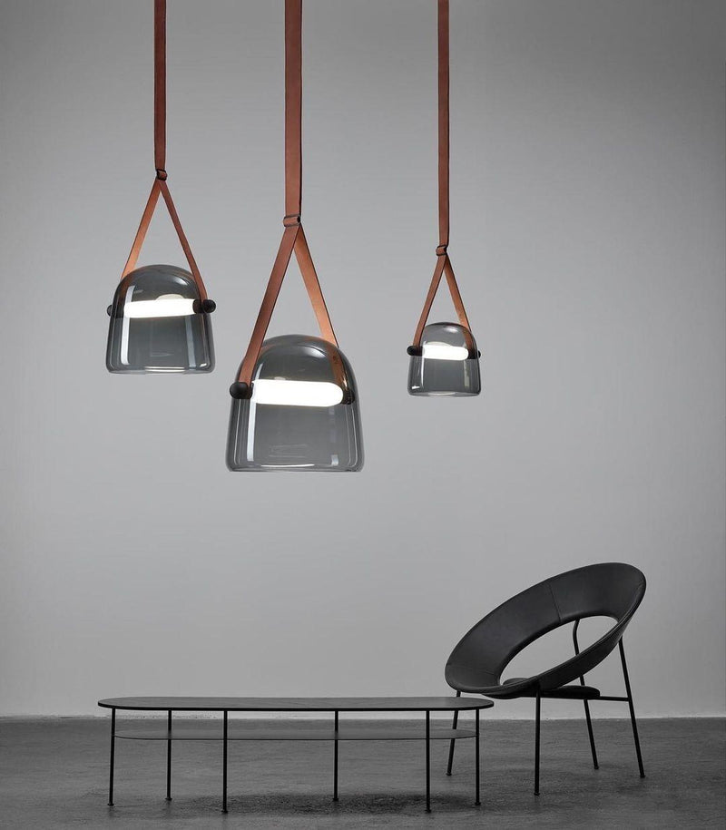 Mona Minimalist Pendant Light – Elegant Metal & Glass LED Design