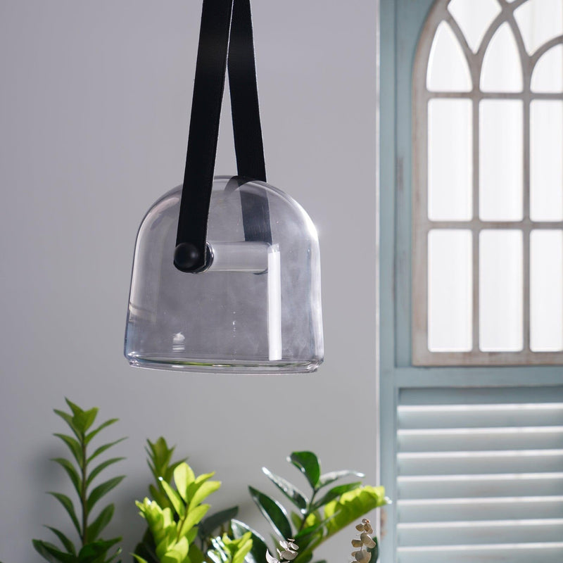 Mona Minimalist Pendant Light – Elegant Metal & Glass LED Design