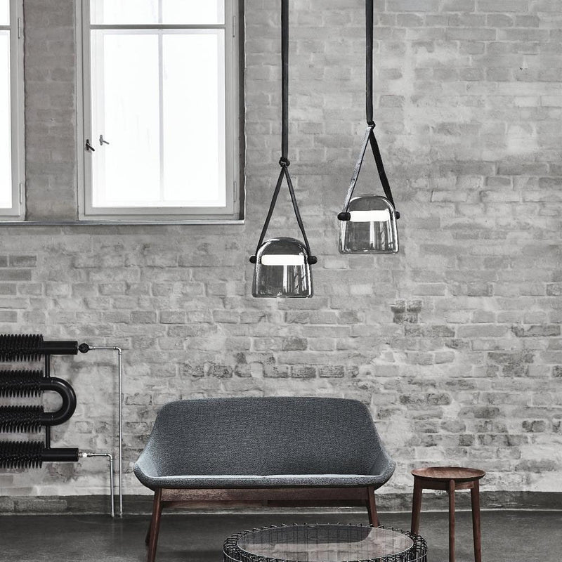 Mona Minimalist Pendant Light – Elegant Metal & Glass LED Design