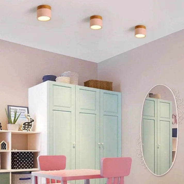 Nordic Cylindrical LED Ceiling Light – Modern & Energy-Efficient Hallway Illumination