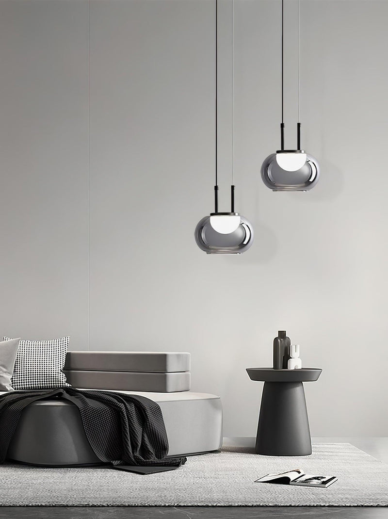 Mystique Halo LED Pendant Light – Unique Modern Design with Luminous Halo