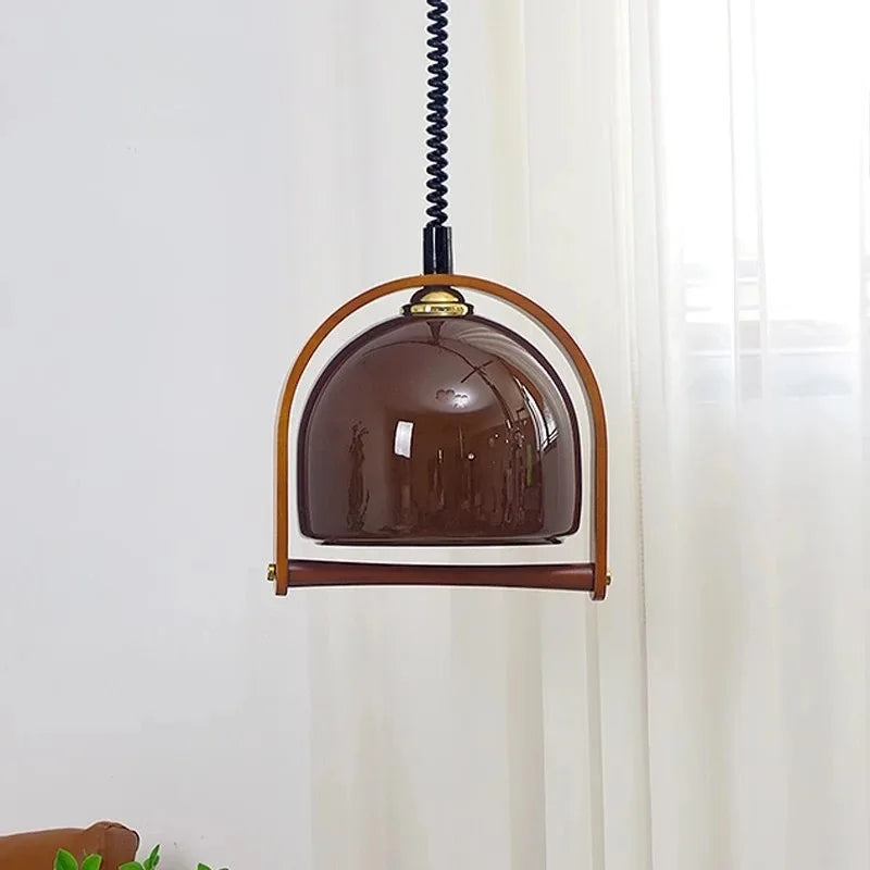 Vintage Bauhaus Wooden Pendant Light – Classic Elegance with Modern Design