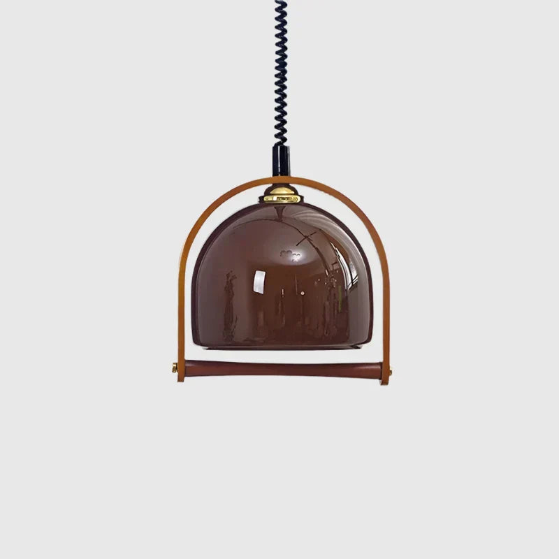 Vintage Bauhaus Wooden Pendant Light – Classic Elegance with Modern Design