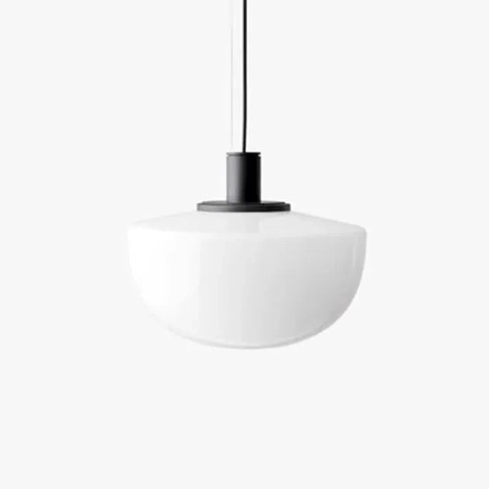 Modern Glass Globe Pendant Light – Elegant Metal & Glass Design for Dining & Kitchen