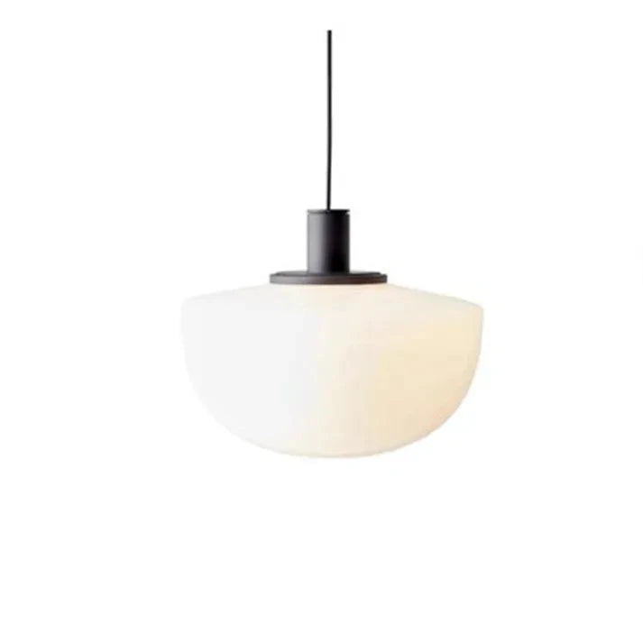 Modern Glass Globe Pendant Light – Elegant Metal & Glass Design for Dining & Kitchen