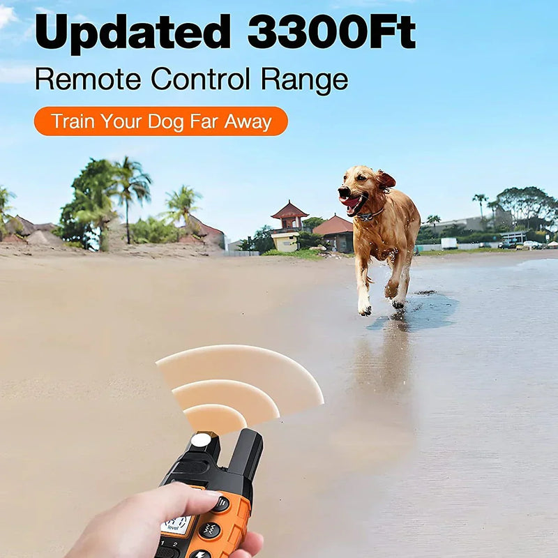 Premium 1000m Waterproof & Rechargeable Dog Training Collar