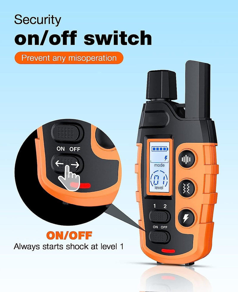Premium 1000m Waterproof & Rechargeable Dog Training Collar