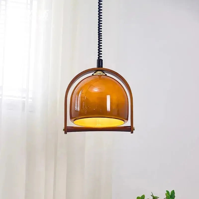Vintage Bauhaus Wooden Pendant Light – Classic Elegance with Modern Design