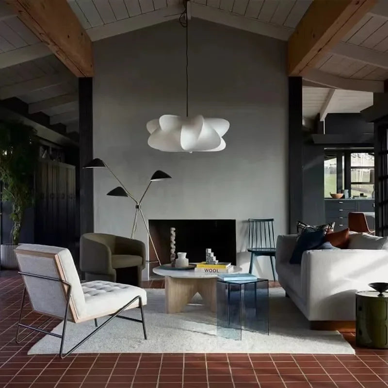 Wabi-Sabi Silk Pendant Light – Elegant Japanese-Inspired Lighting
