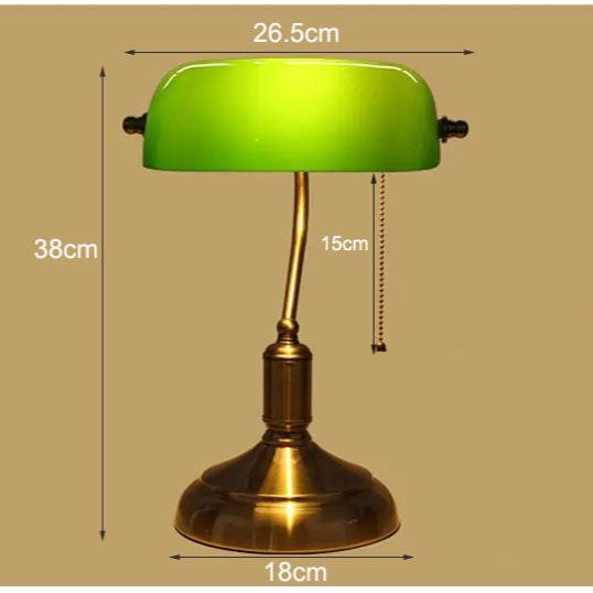 European-Style Glass Table Lamp – Classic Elegance for Any Interior