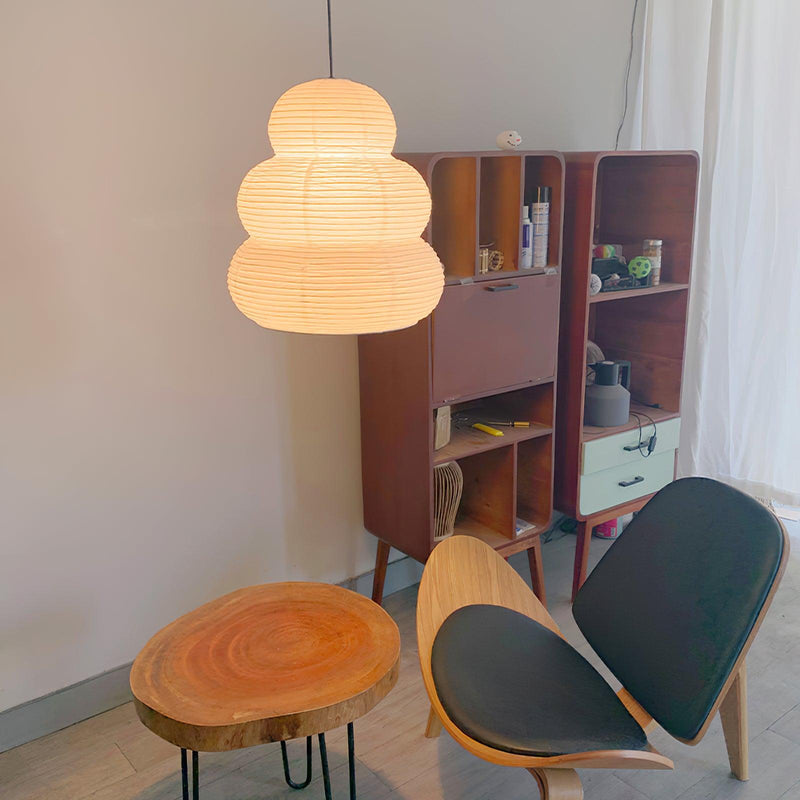 Rice Paper Pendant Light – Natural Elegance with Soft Illumination