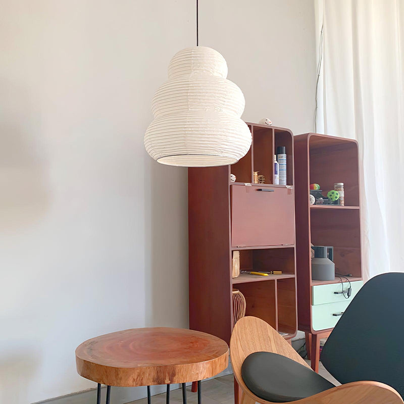 Rice Paper Pendant Light – Natural Elegance with Soft Illumination