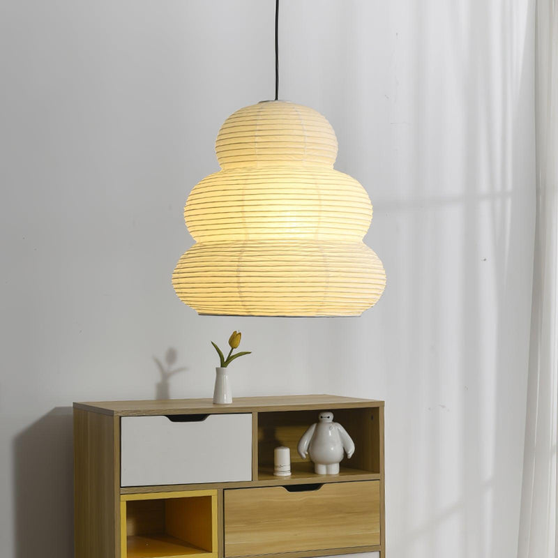 Rice Paper Pendant Light – Natural Elegance with Soft Illumination