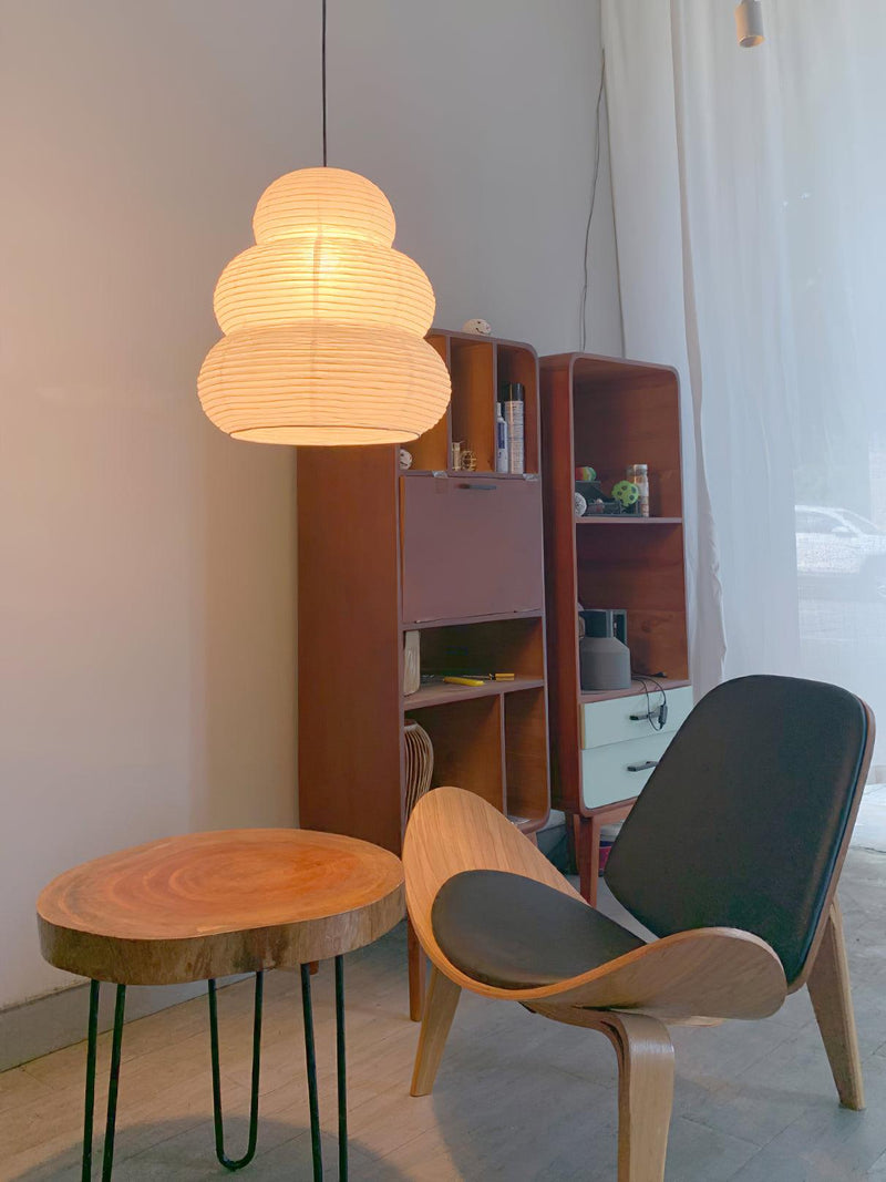 Rice Paper Pendant Light – Natural Elegance with Soft Illumination