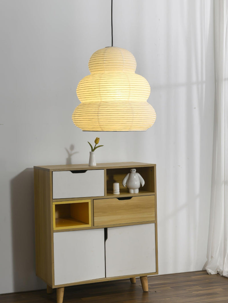 Rice Paper Pendant Light – Natural Elegance with Soft Illumination