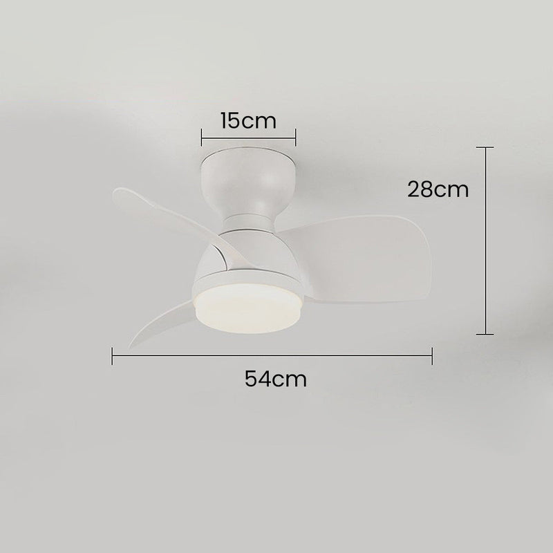Wooden Ceiling Fan with LED Light – Modern Elegance & Optimal Comfort