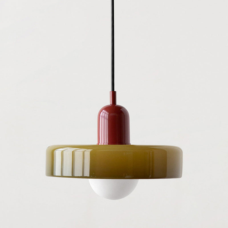 Simple Bauhaus Pendant Light – Elegant Glass Design for Dining & Living Spaces
