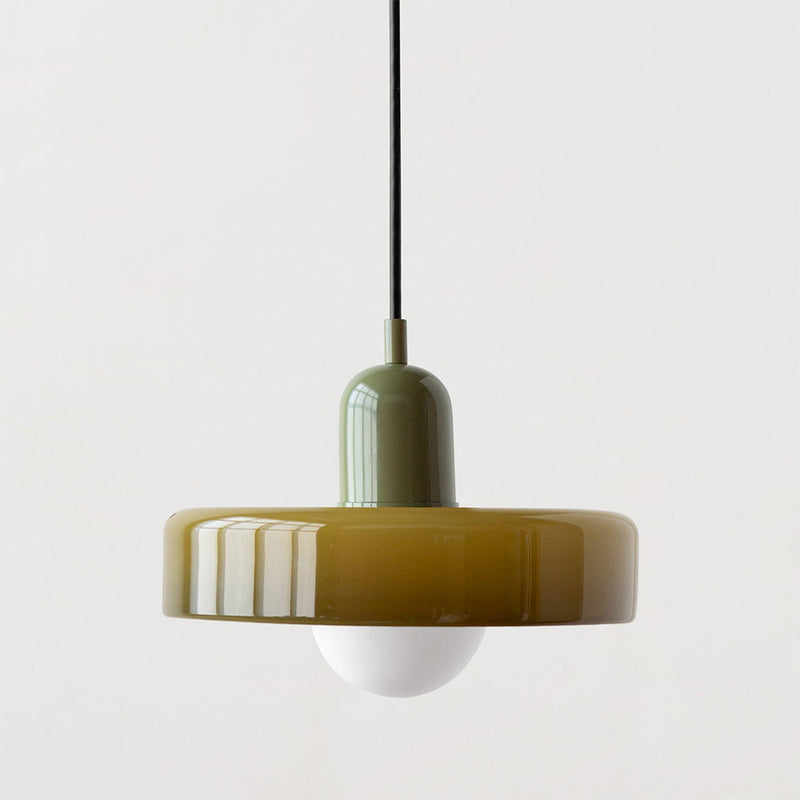 Simple Bauhaus Pendant Light – Elegant Glass Design for Dining & Living Spaces