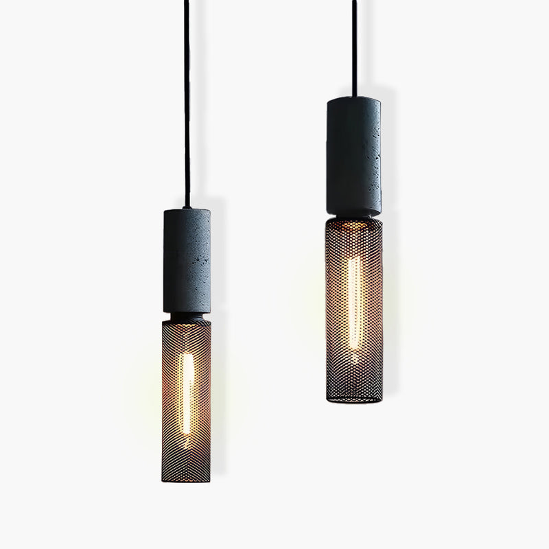 Shane Industrial Pendant Light – Modern Concrete & Iron Design