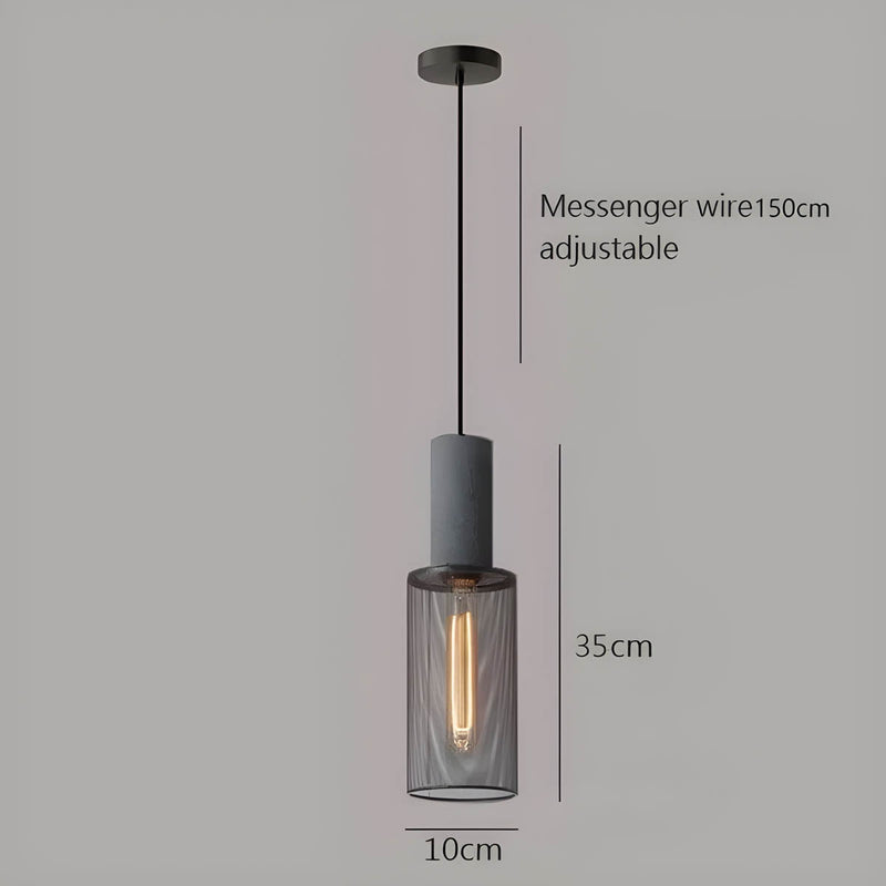 Shane Industrial Pendant Light – Modern Concrete & Iron Design