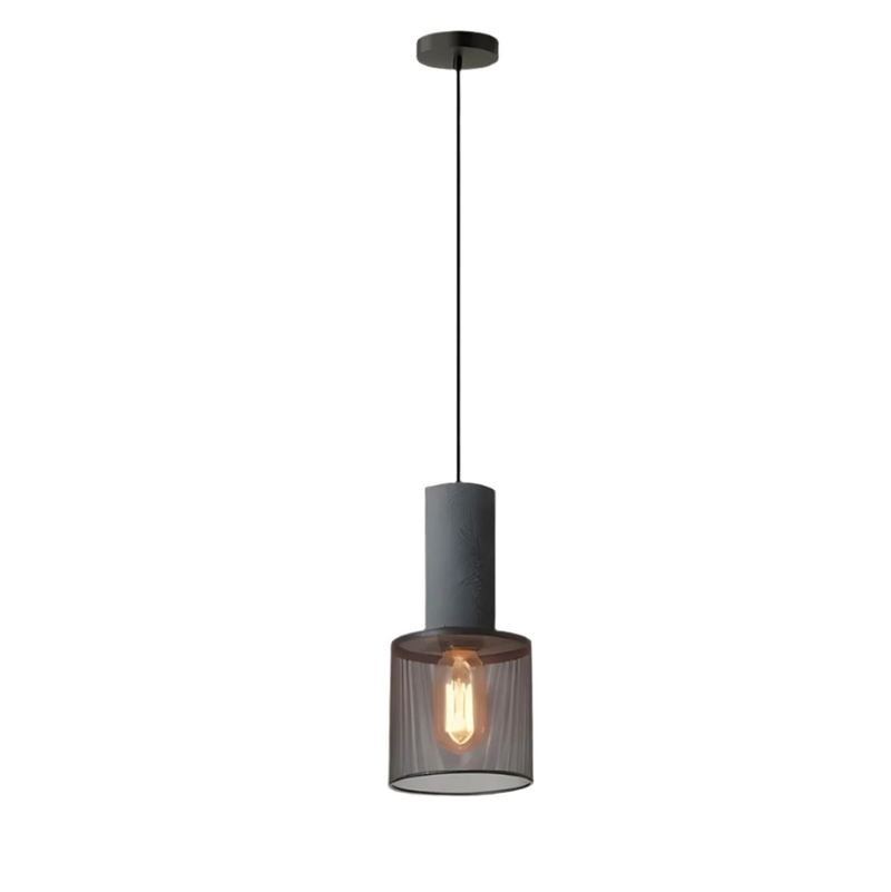 Shane Industrial Pendant Light – Modern Concrete & Iron Design