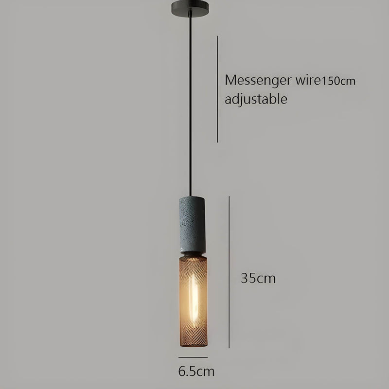 Shane Industrial Pendant Light – Modern Concrete & Iron Design