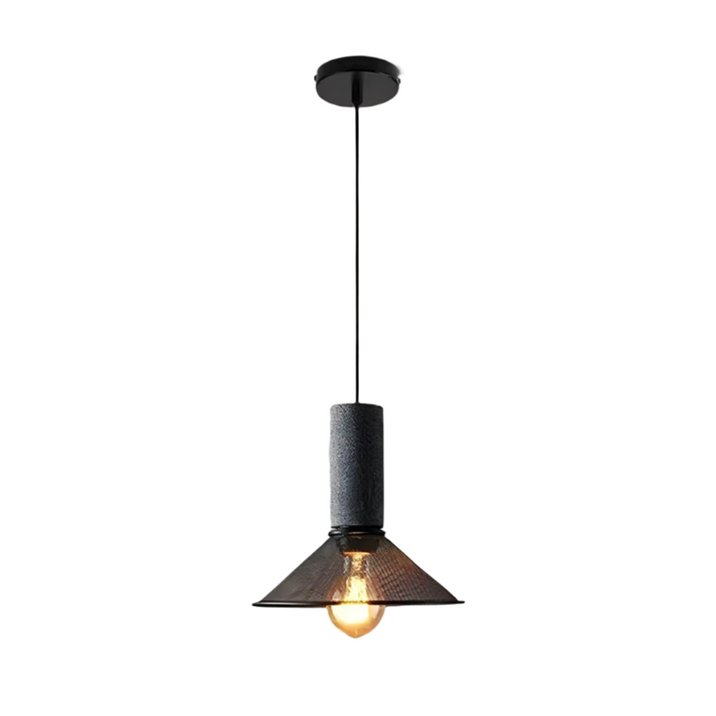 Shane Industrial Pendant Light – Modern Concrete & Iron Design