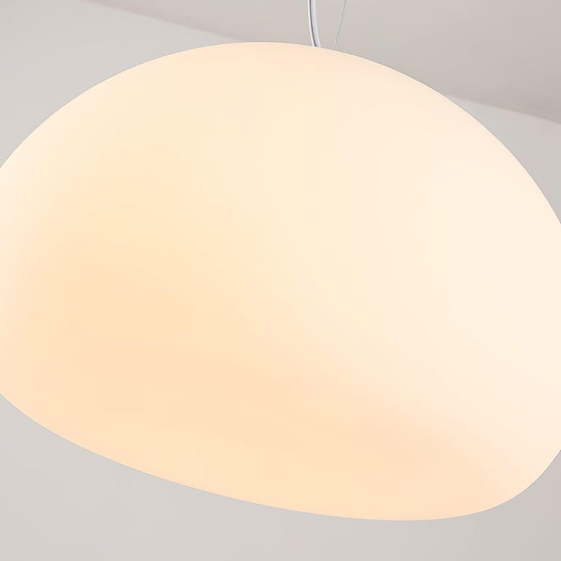 Steamed Bun Pendant Light – Modern Glass Design for a Warm Ambiance