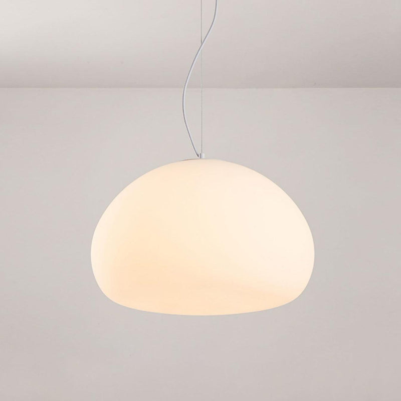Steamed Bun Pendant Light – Modern Glass Design for a Warm Ambiance