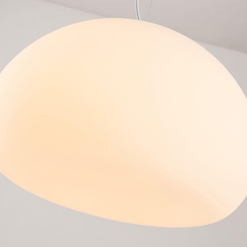 Steamed Bun Pendant Light – Modern Glass Design for a Warm Ambiance