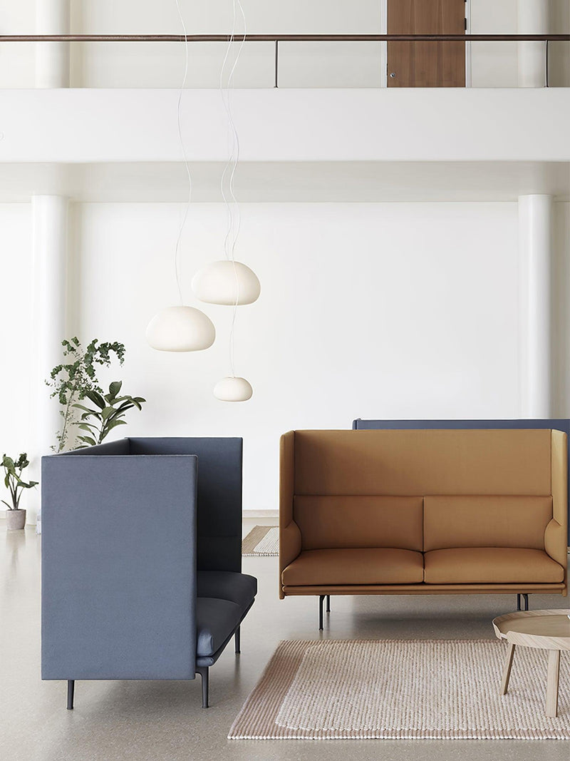 Steamed Bun Pendant Light – Modern Glass Design for a Warm Ambiance