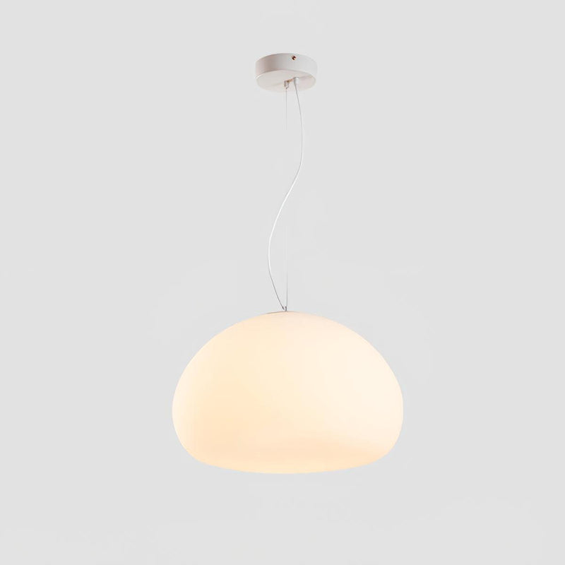 Steamed Bun Pendant Light – Modern Glass Design for a Warm Ambiance