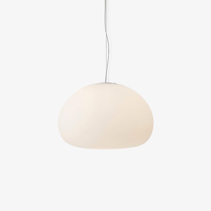 Steamed Bun Pendant Light – Modern Glass Design for a Warm Ambiance