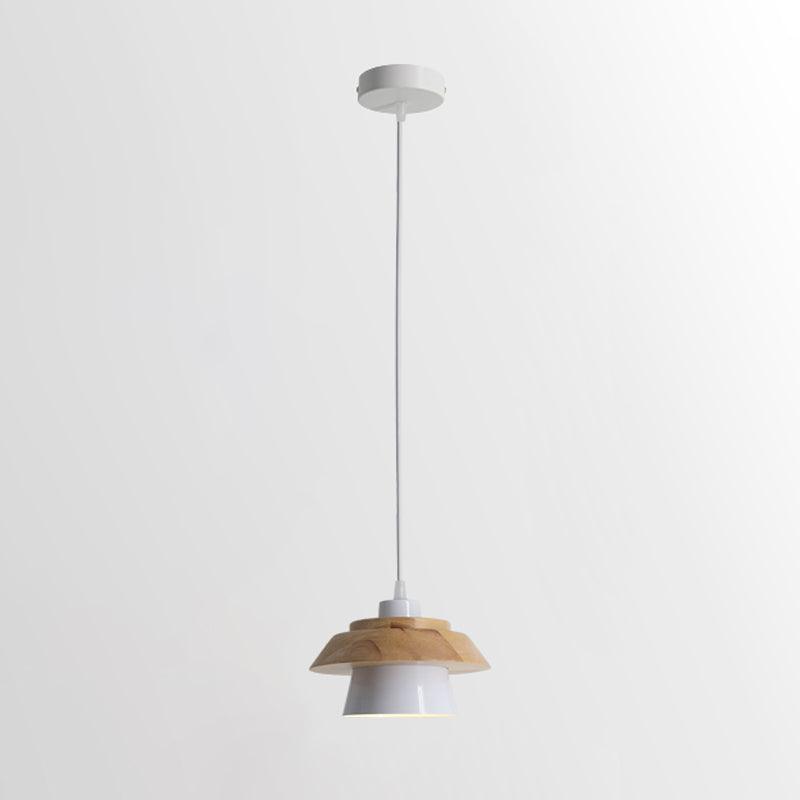Stone & Wood Pendant Light – Natural Elegance with Organic Design