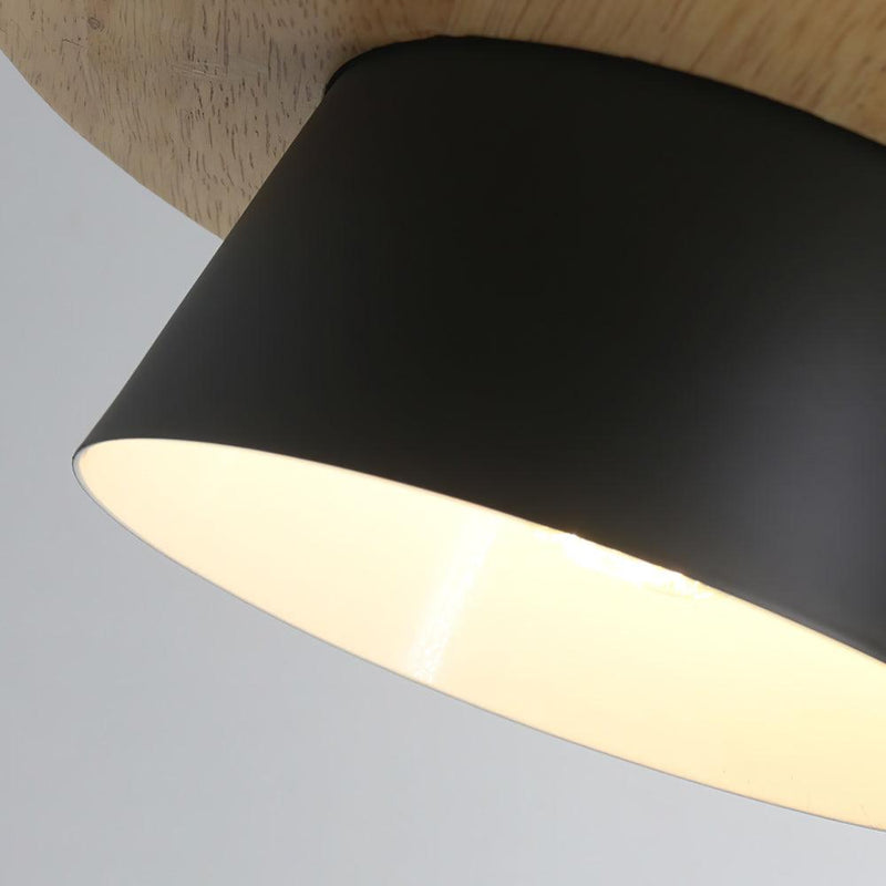Stone & Wood Pendant Light – Natural Elegance with Organic Design