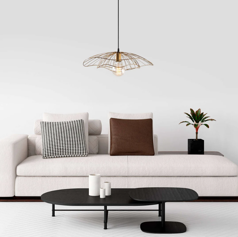 Petale Gold Pendant Light – Elegant Floral-Inspired Design with Soft LED Lighting