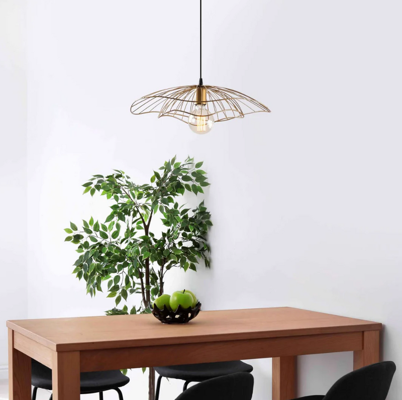 Petale Gold Pendant Light – Elegant Floral-Inspired Design with Soft LED Lighting