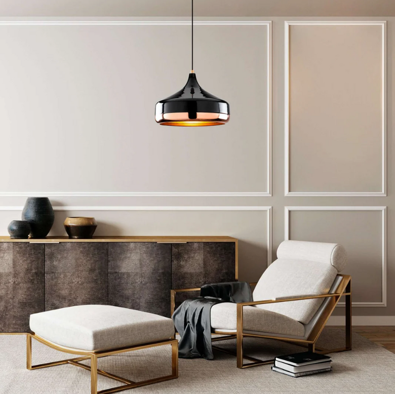 Midnight Gloss Pendant Light – Elegant Contemporary Design with Sleek Finish