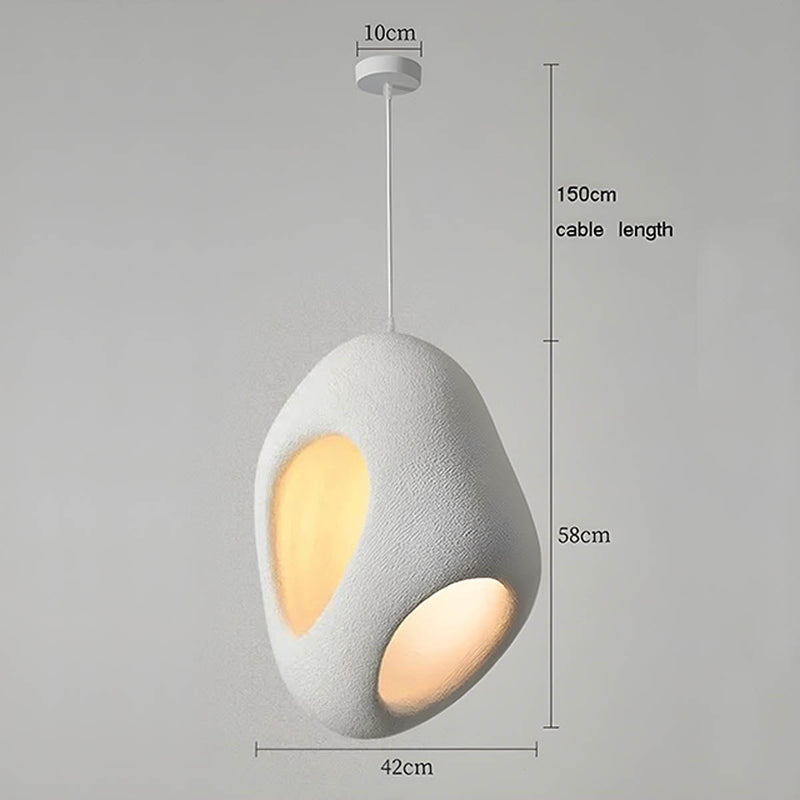Taki Wabi-Sabi Pendant Light – Elegant High-Density Polystyrene Design