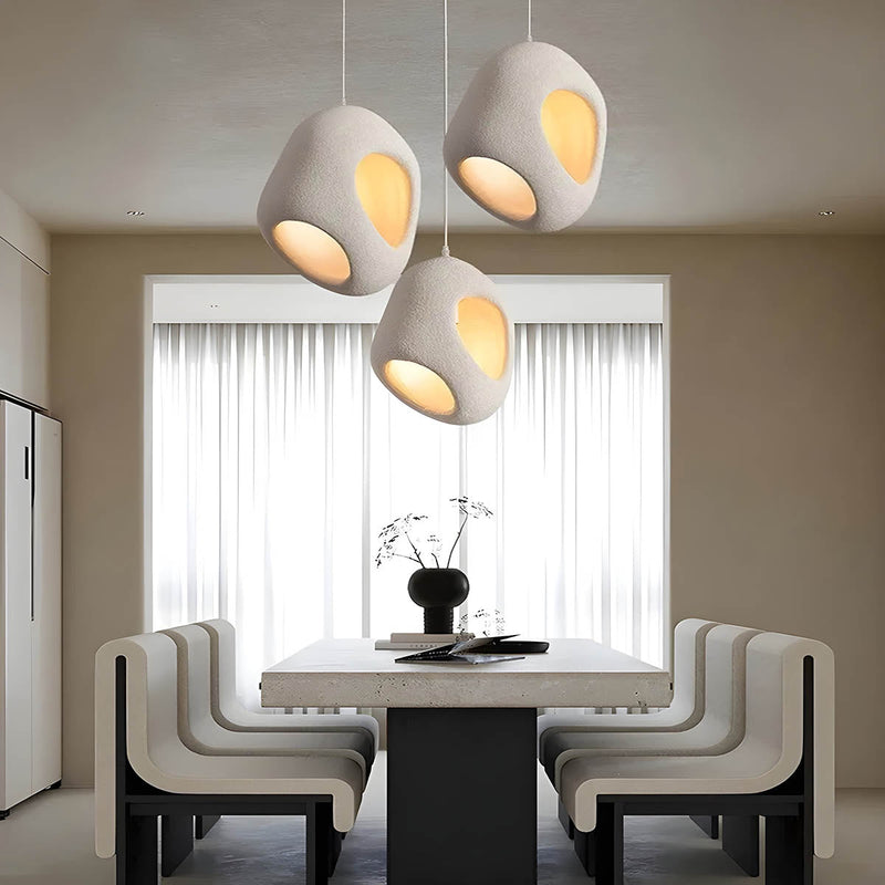 Taki Wabi-Sabi Pendant Light – Elegant High-Density Polystyrene Design