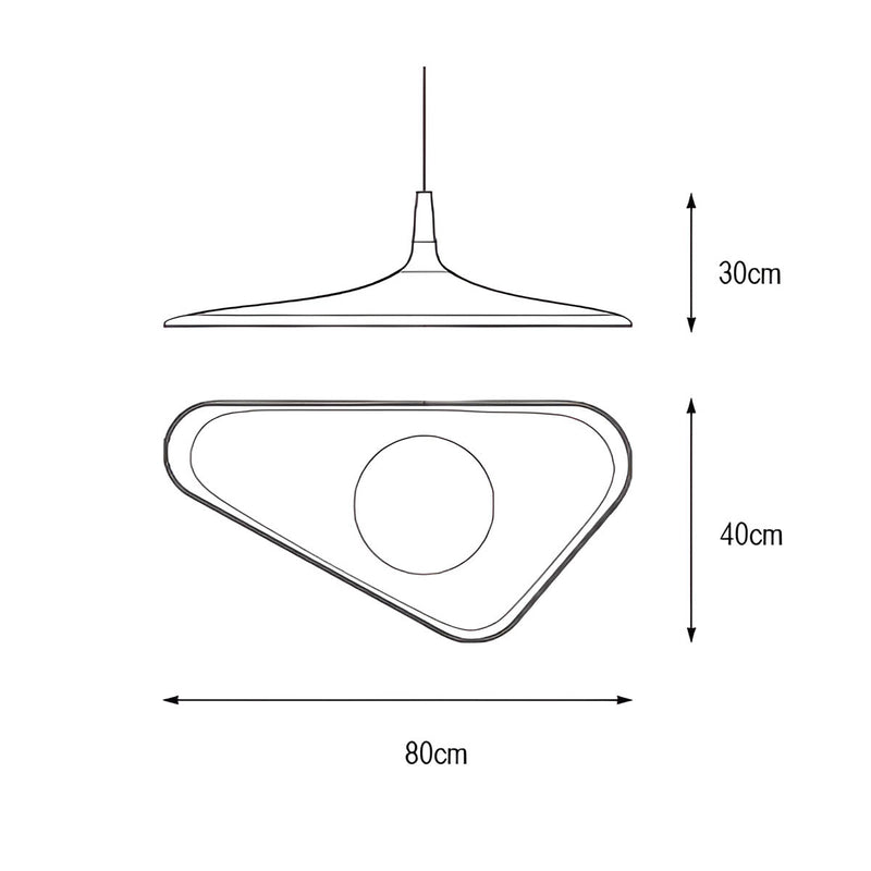 Tipi Pendant Light – Unique Resin Design with Modern Elegance