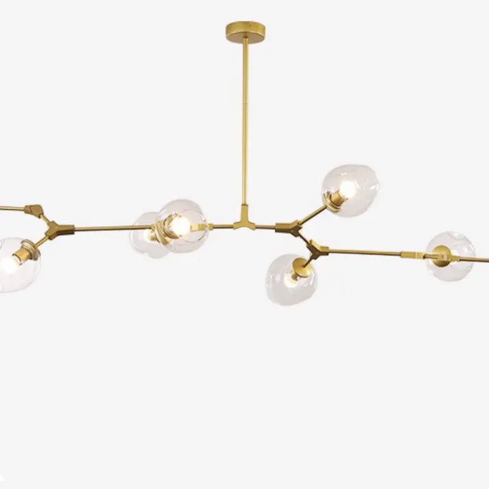 Sputnik Bifurkation Chandelier – Modern Blown Glass & Metal Design