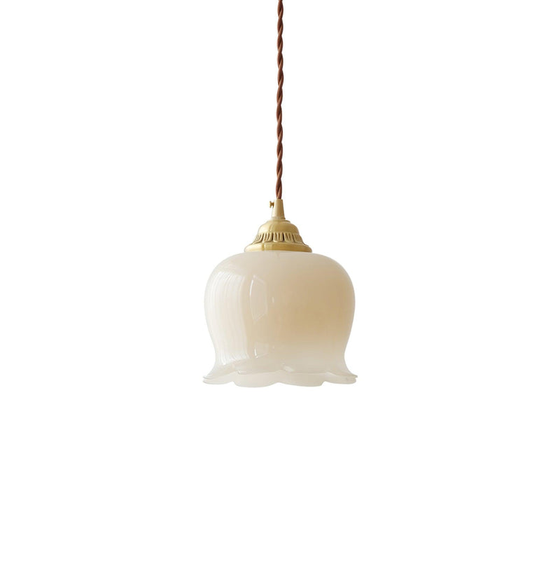 Talblume Pendant Light – Brass & Resin Floral-Inspired Design