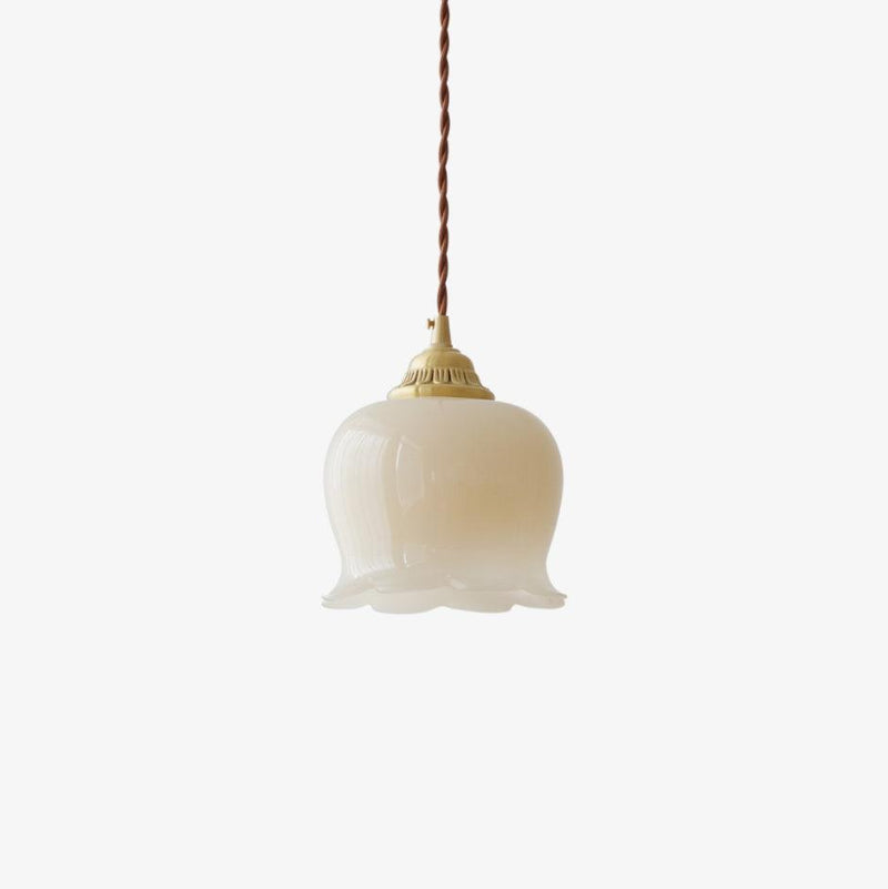 Talblume Pendant Light – Brass & Resin Floral-Inspired Design