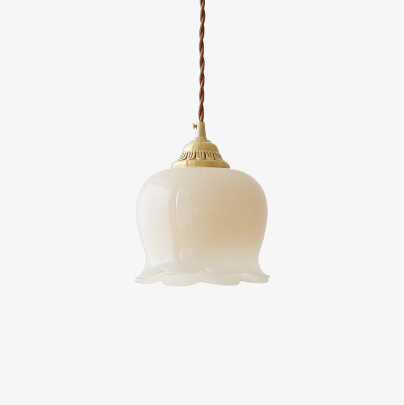 Talblume Pendant Light – Brass & Resin Floral-Inspired Design
