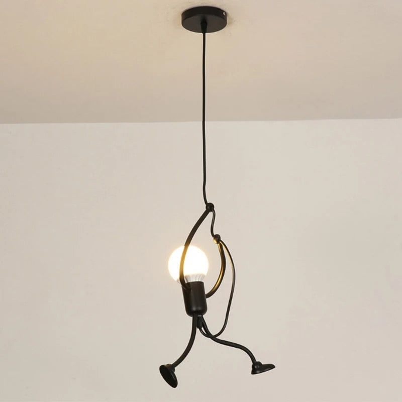 Doll-Shaped Pendant Light – Playful & Whimsical Interior Lighting