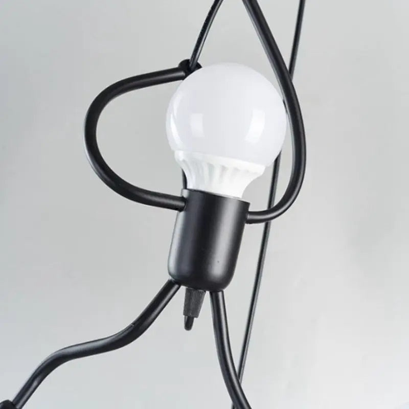 Doll-Shaped Pendant Light – Playful & Whimsical Interior Lighting