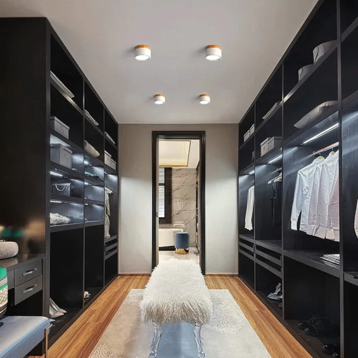 Nordic Cylindrical LED Ceiling Light – Modern & Energy-Efficient Hallway Illumination