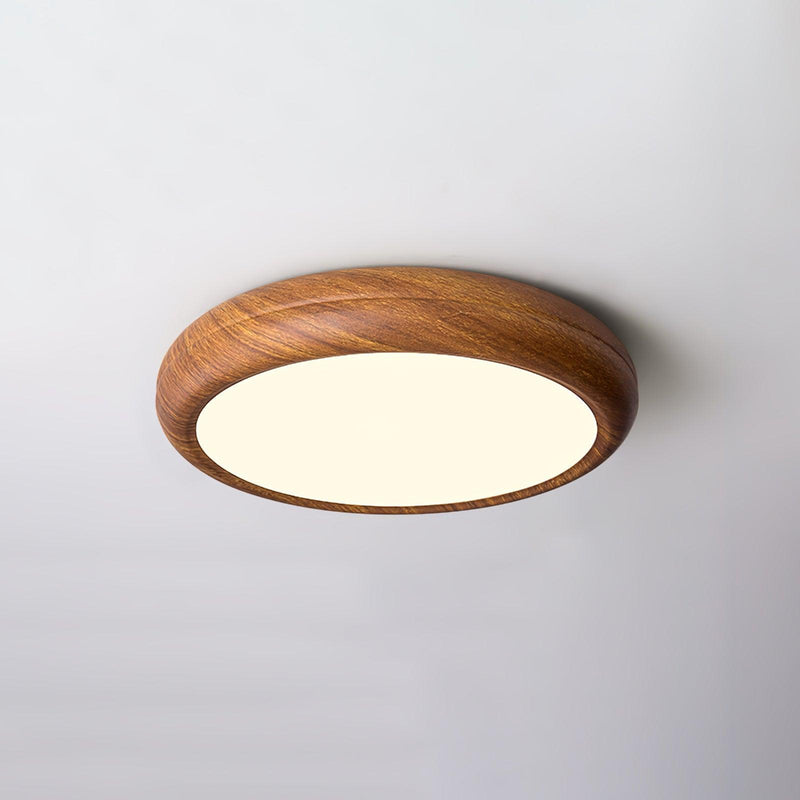 Round Wooden Ceiling Light – Modern & Refined Elegance for Interiors